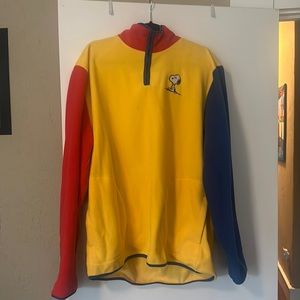Color block Snoopy Fleece Dumbgood XL